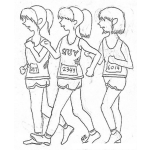 Dibujo para colorear Competencia De Caminata En London 2012 Para Colorear