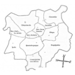 Dibujo para colorear Mapa De Chiquimula Guatemala Para Pintar Y Colorear El Departamento De Chiquimula Con Sus 11 Municipios