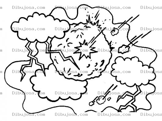 Dibujo para colorear Dibujo Del Fin Del Mundo Para Pintar Y Colorear Bigbang