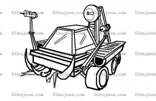Dibujo para colorear Robot De Marte Para Colorear