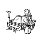 Dibujo para colorear Robot De Marte Para Colorear