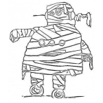 Dibujo para colorear Robot Momia Dibujo De Robotmomia Para Pintar Y Colorear Momiarobot