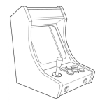 Dibujo para colorear Maquinita De Videojuegos Para Pintar Y Colorear Consoloa De Feria