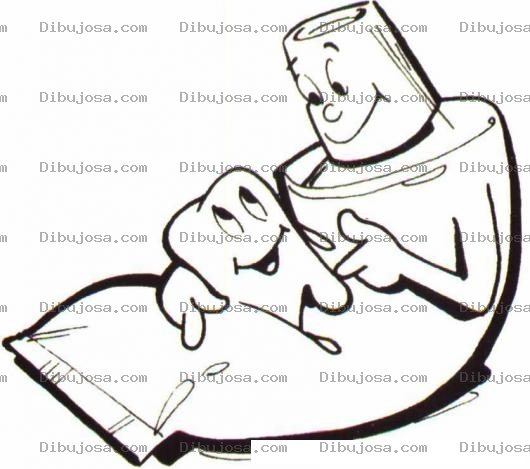 Dibujo para colorear Pasta Dental Con Un Diente Para Pintar Y Colorear