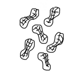 Dibujo para colorear Colorear Mani Dibujo De Manias Con Cascara Para Pintar