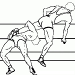 Dibujo para colorear Colorear Luchadores De Lucha Libre