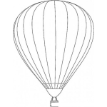 Dibujo para colorear Colorear Globo Aerostatico