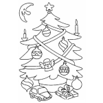 Dibujo para colorear Colorear Arbolito De Navidad Con Regalitos