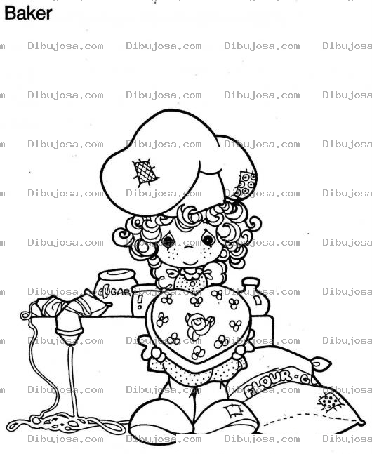 Dibujo para colorear Colorear Pastelerita