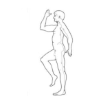 Dibujo para colorear Dibujo Del Cuerpo Humano De Perfil Para Colorear Cuerpo Humano De Lado