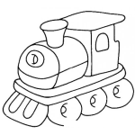Dibujo para colorear Colorear Trencito