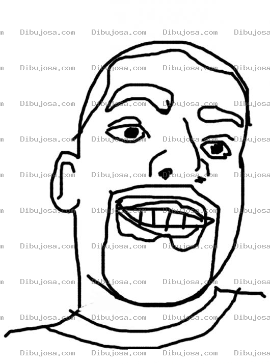 Dibujo para colorear Colorear Barba De Candado