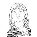 Dibujo para colorear Dibujo De Luis Miguel Cuando Era Chavito Para Pintar Y Colorear