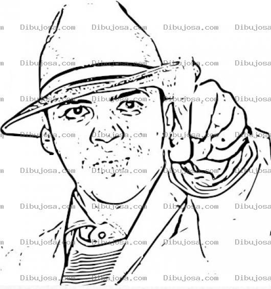 Dibujo para colorear Colorear Vico C