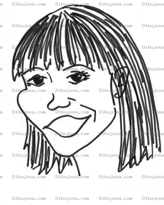 Dibujo para colorear Dibujo De Una Sonrisa Fingida Para Pintar Y Colorear