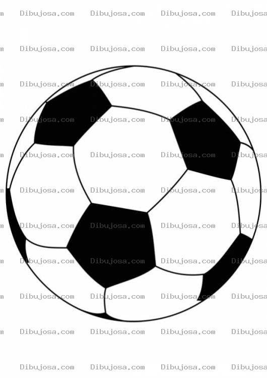 Dibujo para colorear Colorear Pelota de Futbol