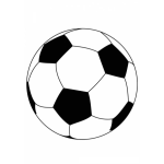 Dibujo para colorear Colorear Pelota de Futbol