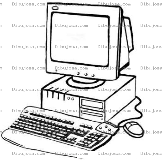 Dibujo para colorear Colorear computadora