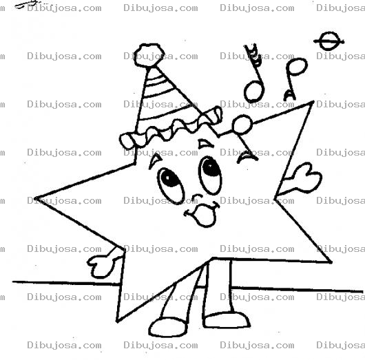 Dibujo para colorear Dibujo De Estrellita Cantando Estrellita Donde Estas Quiero Verte Titilar