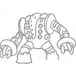 Dibujo para colorear Dibujo De Robot Sin Cabeza Para Colorear