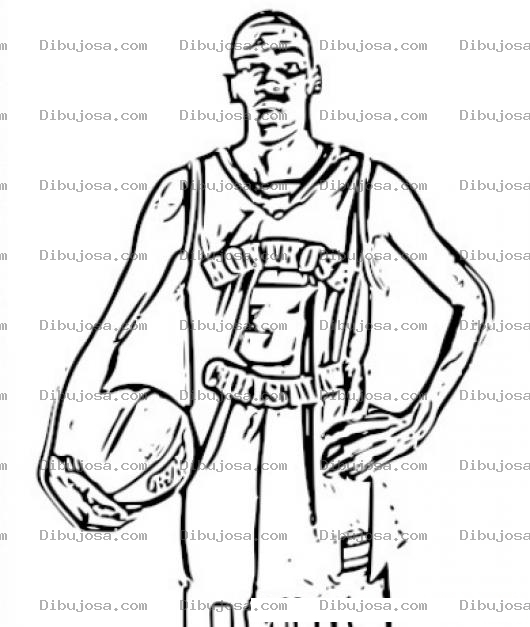 Dibujo para colorear Kevin Durant coloring page