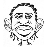 Dibujo para colorear Dibujo De Ludacris Para Pintar Y Colorear