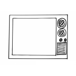 Dibujo para colorear Colorear Television