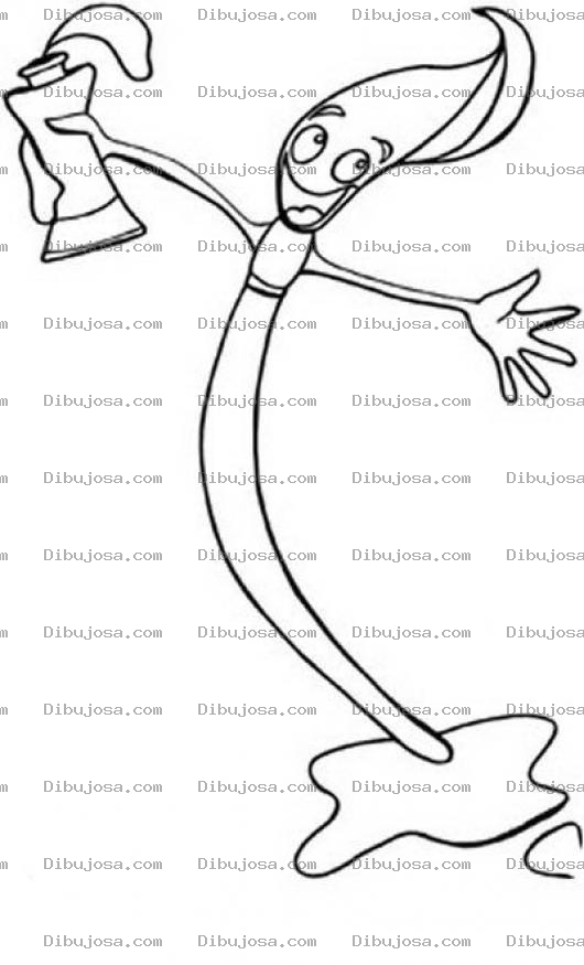 Dibujo para colorear Pincel Y Oleo Dibujo De Un Pincelito Con Un Tubo De Pintura Para Pintar Y Colorear