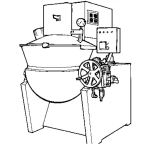 Dibujo para colorear Maquina Industrial En Fabrica Para Pintar Y Colorear