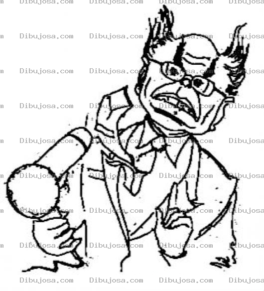Dibujo para colorear Secadora De Pelo Para Hombres Dibujo De Hombre Secandose El Pelo Con Un Secador De Pelo Para Pintar Y Colorear Secadora De Pelo Masculina