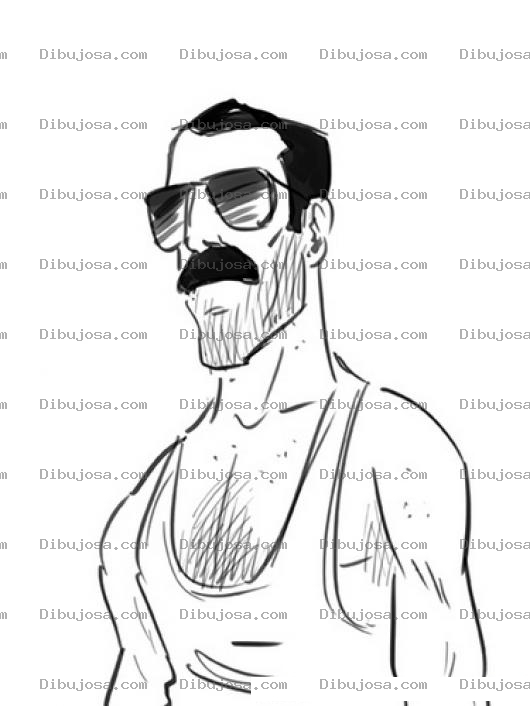 Dibujo para colorear Dibujo De Fredi Mercuri De I Want To Break Free Para Pintar Y Colorear