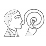 Dibujo para colorear Platica Repetitiva Dibujo De Hombre Hablando Lo Mismo Y Lo Mismo Para Pintar Y Colorear