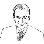 Dibujo para colorear Colorear a Jose Luis Rodriguez Zapatero Presidente de Espa a en el 2011