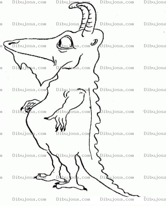Dibujo para colorear Dibujo De Animal Raro Para Pintar Y Colorear