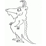 Dibujo para colorear Dibujo De Animal Raro Para Pintar Y Colorear