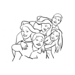 Dibujo para colorear Juego De Arranca Cebolla Para Pintar Y Colorear