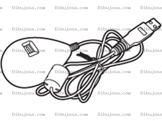 Dibujo para colorear Lector De Huella Digital Usb Para Colorear