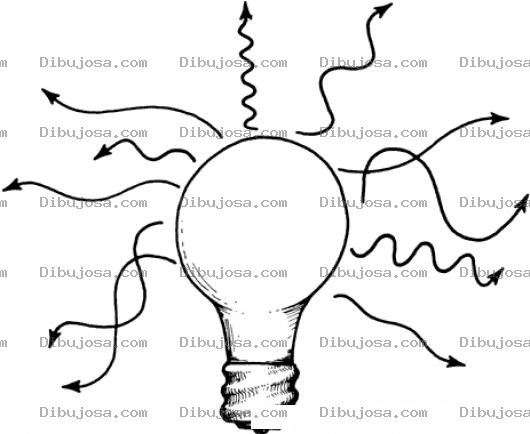 Dibujo para colorear Colorear Luz De Bombilla Electrica Para Pintar