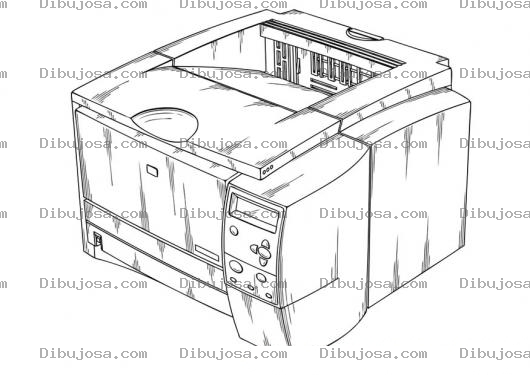 Dibujo para colorear Colorear Impresora