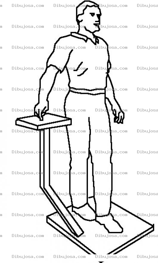 Dibujo para colorear Pulpito De Madera Para Colorear