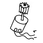 Dibujo para colorear Motor De Carrito Para Colorear Y Pintar