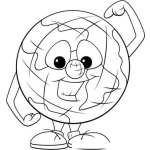 Dibujo para colorear Colorear al mundo