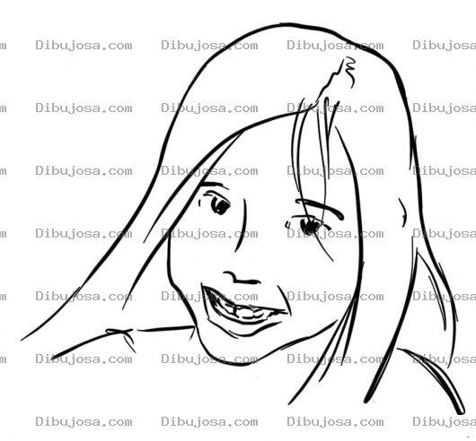 Dibujo para colorear Nina De 13 Anios Para Colorear