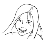 Dibujo para colorear Nina De 13 Anios Para Colorear