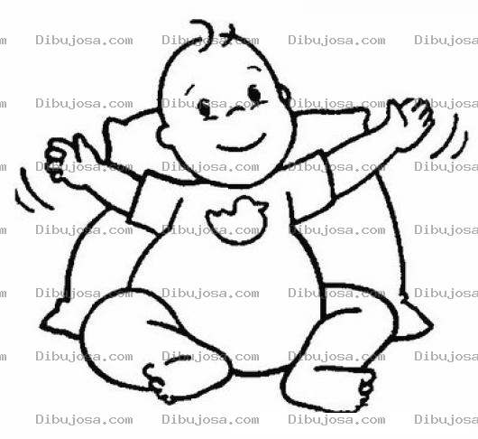 Dibujo para colorear Colorear Bebito