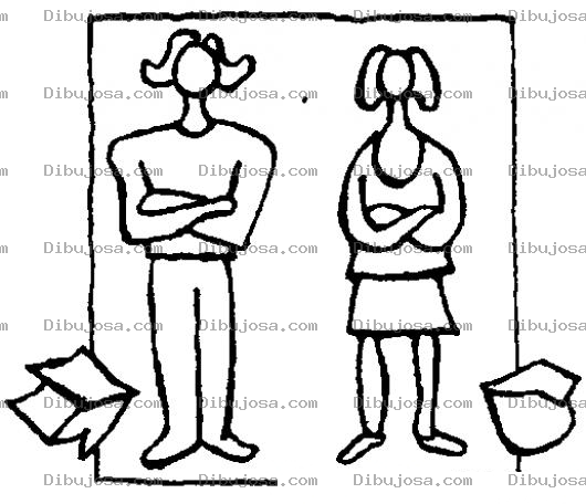 Dibujo para colorear Los Hombres Son De Venus Y Las Mujeres Son De Marte Para Pintar Y Colorear