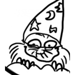 Dibujo para colorear Colorear Cara De Mago