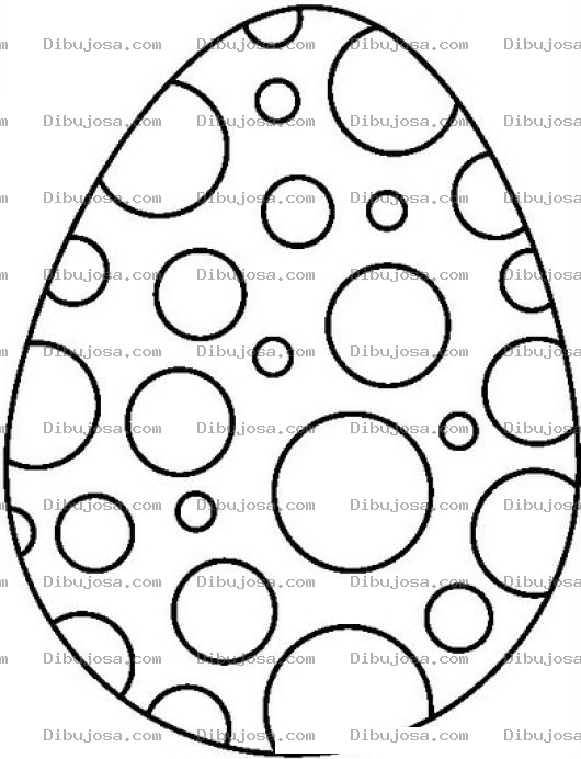 Dibujo para colorear Huevo Con Manchas Para Colorear Huevo De Dinosaurio