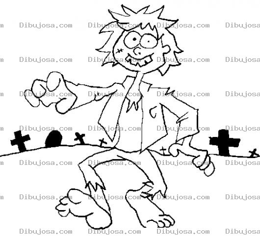 Dibujo para colorear Dibujo De Sombi Para Colorear