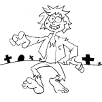 Dibujo para colorear Dibujo De Sombi Para Colorear